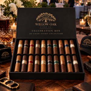 The Willow Oak Celebration Box — 20-Cigar Event Collection